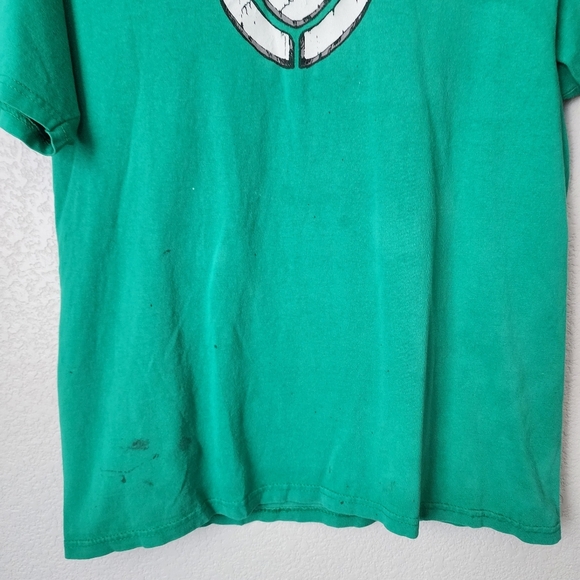 CIRCA‎ x VINTAGE 2000 graphic tee circa skateboarding shoes logo tee in green M - Picture 7 of 8